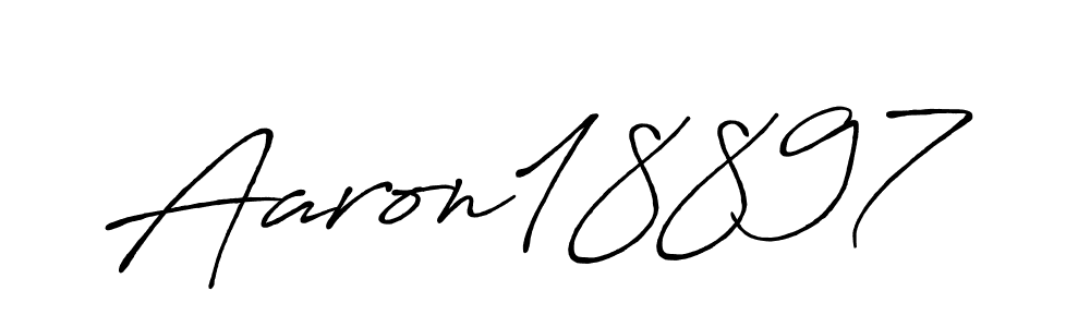 Design your own signature with our free online signature maker. With this signature software, you can create a handwritten (Antro_Vectra_Bolder) signature for name Aaron18897. Aaron18897 signature style 7 images and pictures png