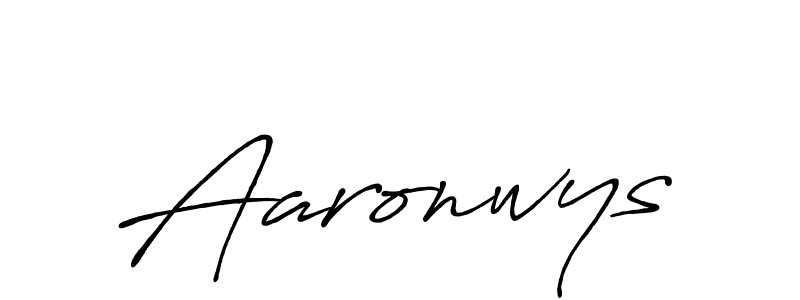 You should practise on your own different ways (Antro_Vectra_Bolder) to write your name (Aaronwys) in signature. don't let someone else do it for you. Aaronwys signature style 7 images and pictures png