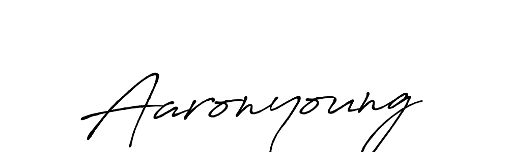 Antro_Vectra_Bolder is a professional signature style that is perfect for those who want to add a touch of class to their signature. It is also a great choice for those who want to make their signature more unique. Get Aaronyoung name to fancy signature for free. Aaronyoung signature style 7 images and pictures png