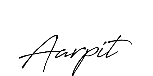 How to make Aarpit name signature. Use Antro_Vectra_Bolder style for creating short signs online. This is the latest handwritten sign. Aarpit signature style 7 images and pictures png