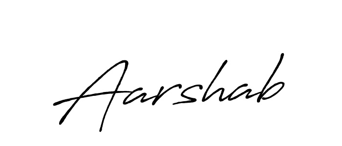 How to make Aarshab signature? Antro_Vectra_Bolder is a professional autograph style. Create handwritten signature for Aarshab name. Aarshab signature style 7 images and pictures png