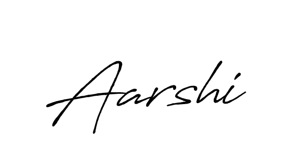 Design your own signature with our free online signature maker. With this signature software, you can create a handwritten (Antro_Vectra_Bolder) signature for name Aarshi. Aarshi signature style 7 images and pictures png