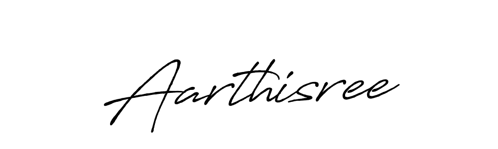 Make a beautiful signature design for name Aarthisree. With this signature (Antro_Vectra_Bolder) style, you can create a handwritten signature for free. Aarthisree signature style 7 images and pictures png