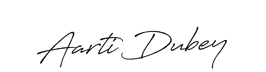How to make Aarti Dubey signature? Antro_Vectra_Bolder is a professional autograph style. Create handwritten signature for Aarti Dubey name. Aarti Dubey signature style 7 images and pictures png