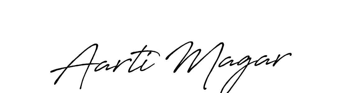 You can use this online signature creator to create a handwritten signature for the name Aarti Magar. This is the best online autograph maker. Aarti Magar signature style 7 images and pictures png
