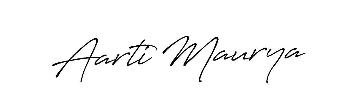 The best way (Antro_Vectra_Bolder) to make a short signature is to pick only two or three words in your name. The name Aarti Maurya include a total of six letters. For converting this name. Aarti Maurya signature style 7 images and pictures png