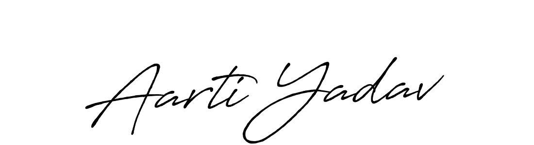 Make a short Aarti Yadav signature style. Manage your documents anywhere anytime using Antro_Vectra_Bolder. Create and add eSignatures, submit forms, share and send files easily. Aarti Yadav signature style 7 images and pictures png