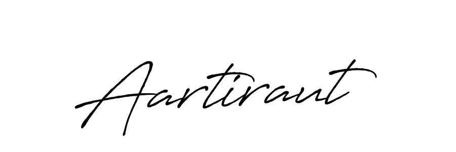 Create a beautiful signature design for name Aartiraut. With this signature (Antro_Vectra_Bolder) fonts, you can make a handwritten signature for free. Aartiraut signature style 7 images and pictures png