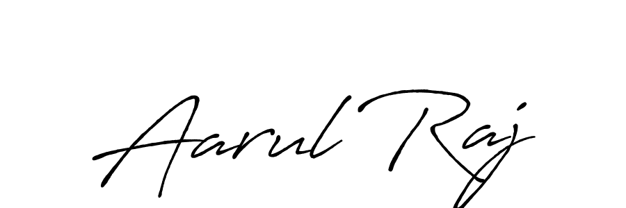 Design your own signature with our free online signature maker. With this signature software, you can create a handwritten (Antro_Vectra_Bolder) signature for name Aarul Raj. Aarul Raj signature style 7 images and pictures png