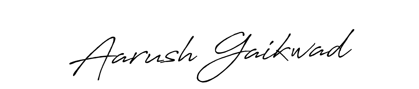 Design your own signature with our free online signature maker. With this signature software, you can create a handwritten (Antro_Vectra_Bolder) signature for name Aarush Gaikwad. Aarush Gaikwad signature style 7 images and pictures png