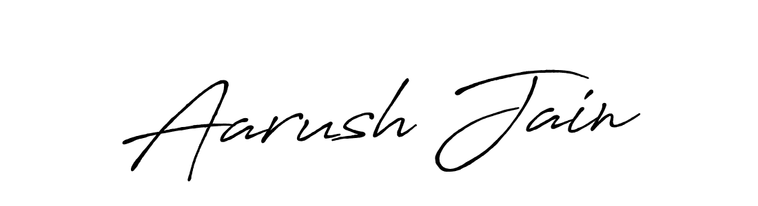 Design your own signature with our free online signature maker. With this signature software, you can create a handwritten (Antro_Vectra_Bolder) signature for name Aarush Jain. Aarush Jain signature style 7 images and pictures png