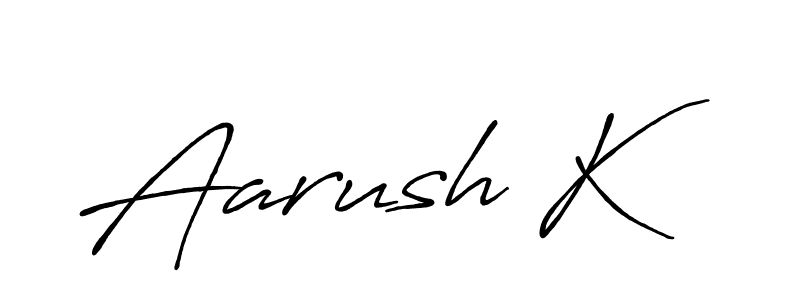 Here are the top 10 professional signature styles for the name Aarush K. These are the best autograph styles you can use for your name. Aarush K signature style 7 images and pictures png