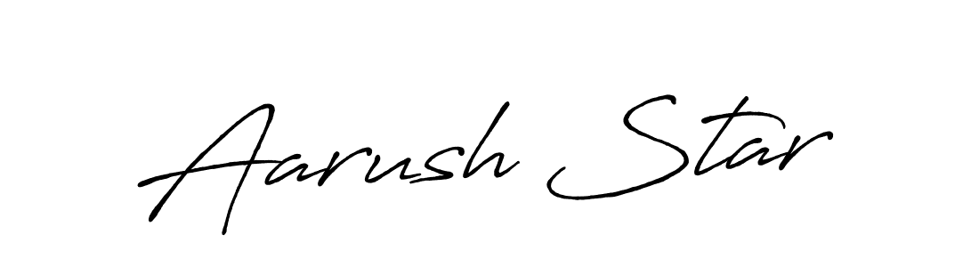 Also You can easily find your signature by using the search form. We will create Aarush Star name handwritten signature images for you free of cost using Antro_Vectra_Bolder sign style. Aarush Star signature style 7 images and pictures png