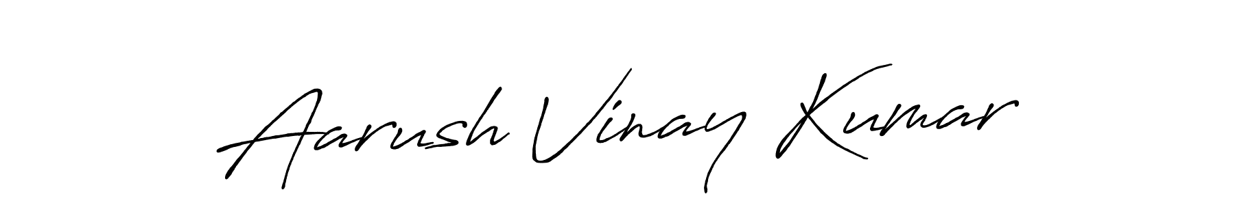 if you are searching for the best signature style for your name Aarush Vinay Kumar. so please give up your signature search. here we have designed multiple signature styles  using Antro_Vectra_Bolder. Aarush Vinay Kumar signature style 7 images and pictures png