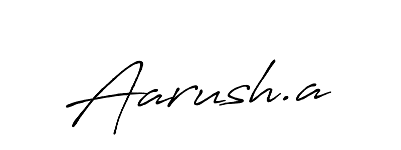 It looks lik you need a new signature style for name Aarush.a. Design unique handwritten (Antro_Vectra_Bolder) signature with our free signature maker in just a few clicks. Aarush.a signature style 7 images and pictures png