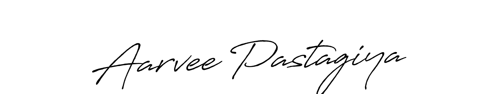 Use a signature maker to create a handwritten signature online. With this signature software, you can design (Antro_Vectra_Bolder) your own signature for name Aarvee Pastagiya. Aarvee Pastagiya signature style 7 images and pictures png