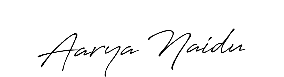 if you are searching for the best signature style for your name Aarya Naidu. so please give up your signature search. here we have designed multiple signature styles  using Antro_Vectra_Bolder. Aarya Naidu signature style 7 images and pictures png