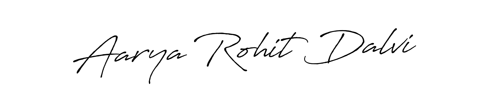 Also we have Aarya Rohit Dalvi name is the best signature style. Create professional handwritten signature collection using Antro_Vectra_Bolder autograph style. Aarya Rohit Dalvi signature style 7 images and pictures png