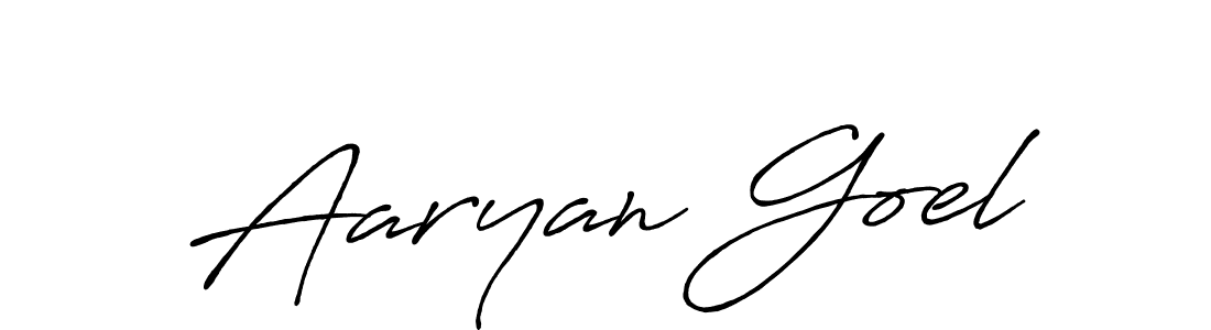 Also we have Aaryan Goel name is the best signature style. Create professional handwritten signature collection using Antro_Vectra_Bolder autograph style. Aaryan Goel signature style 7 images and pictures png