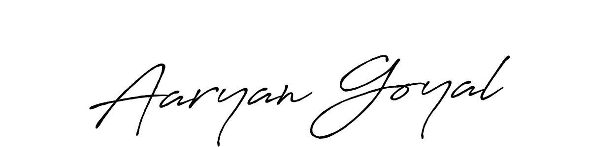 The best way (Antro_Vectra_Bolder) to make a short signature is to pick only two or three words in your name. The name Aaryan Goyal include a total of six letters. For converting this name. Aaryan Goyal signature style 7 images and pictures png