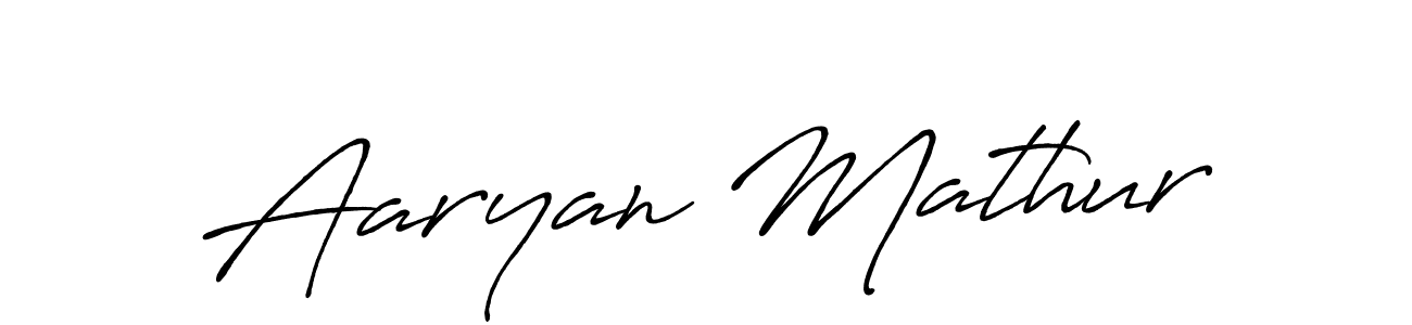 Make a beautiful signature design for name Aaryan Mathur. Use this online signature maker to create a handwritten signature for free. Aaryan Mathur signature style 7 images and pictures png