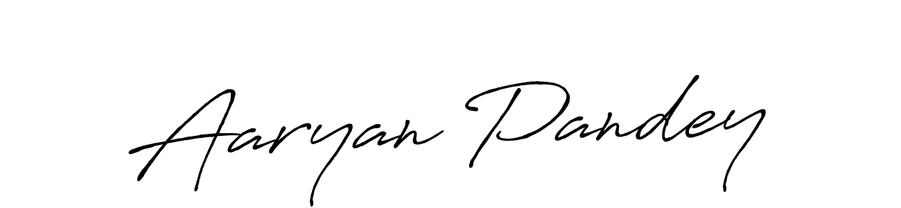 Design your own signature with our free online signature maker. With this signature software, you can create a handwritten (Antro_Vectra_Bolder) signature for name Aaryan Pandey. Aaryan Pandey signature style 7 images and pictures png