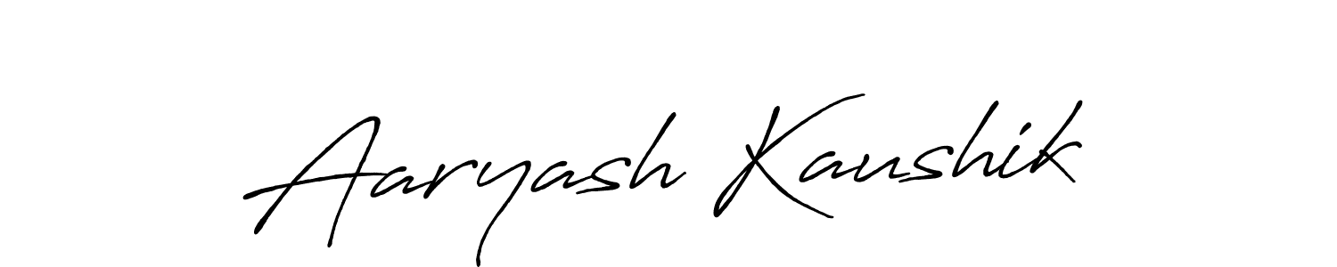 You can use this online signature creator to create a handwritten signature for the name Aaryash Kaushik. This is the best online autograph maker. Aaryash Kaushik signature style 7 images and pictures png