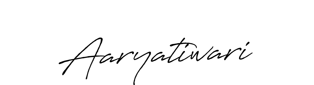 Design your own signature with our free online signature maker. With this signature software, you can create a handwritten (Antro_Vectra_Bolder) signature for name Aaryatiwari. Aaryatiwari signature style 7 images and pictures png