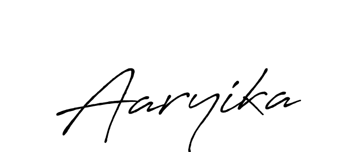 How to make Aaryika signature? Antro_Vectra_Bolder is a professional autograph style. Create handwritten signature for Aaryika name. Aaryika signature style 7 images and pictures png