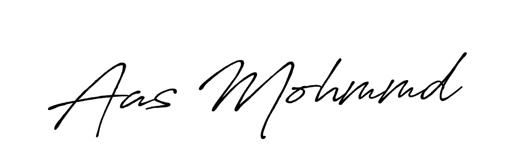 Also You can easily find your signature by using the search form. We will create Aas Mohmmd name handwritten signature images for you free of cost using Antro_Vectra_Bolder sign style. Aas Mohmmd signature style 7 images and pictures png