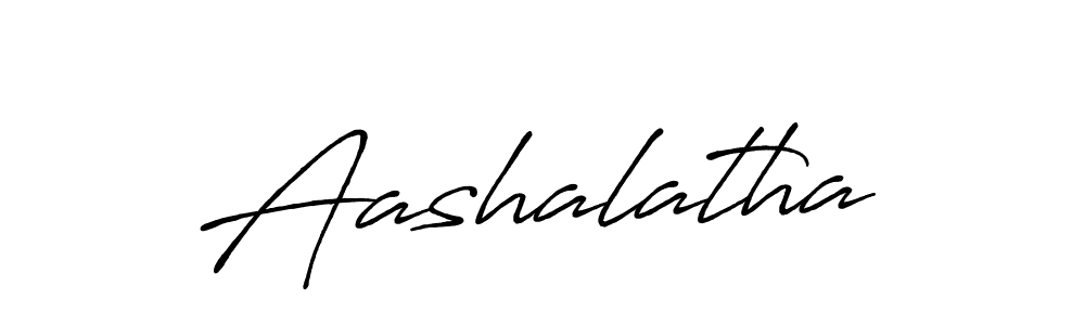 How to make Aashalatha name signature. Use Antro_Vectra_Bolder style for creating short signs online. This is the latest handwritten sign. Aashalatha signature style 7 images and pictures png