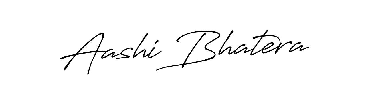 Aashi Bhatera stylish signature style. Best Handwritten Sign (Antro_Vectra_Bolder) for my name. Handwritten Signature Collection Ideas for my name Aashi Bhatera. Aashi Bhatera signature style 7 images and pictures png