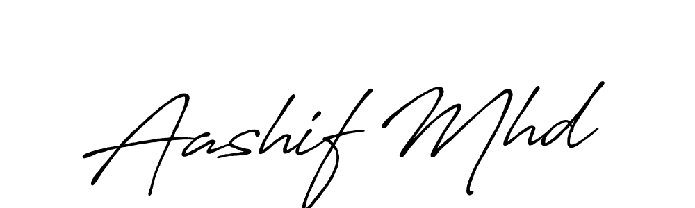 if you are searching for the best signature style for your name Aashif Mhd. so please give up your signature search. here we have designed multiple signature styles  using Antro_Vectra_Bolder. Aashif Mhd signature style 7 images and pictures png