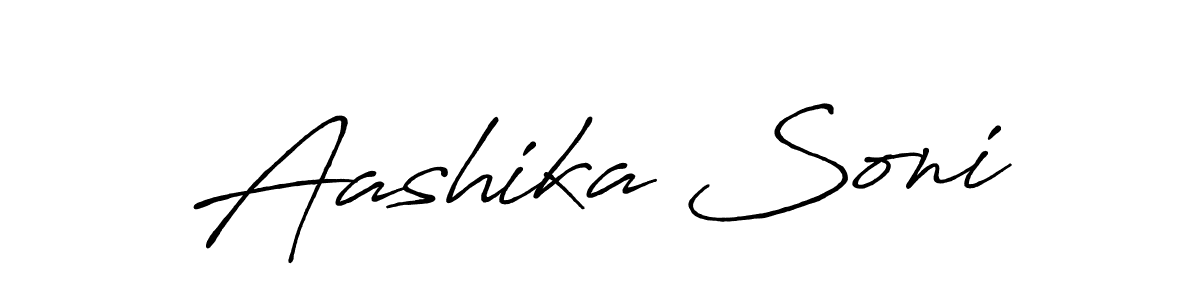 Antro_Vectra_Bolder is a professional signature style that is perfect for those who want to add a touch of class to their signature. It is also a great choice for those who want to make their signature more unique. Get Aashika Soni name to fancy signature for free. Aashika Soni signature style 7 images and pictures png