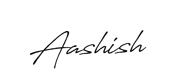 How to make Aashish name signature. Use Antro_Vectra_Bolder style for creating short signs online. This is the latest handwritten sign. Aashish signature style 7 images and pictures png