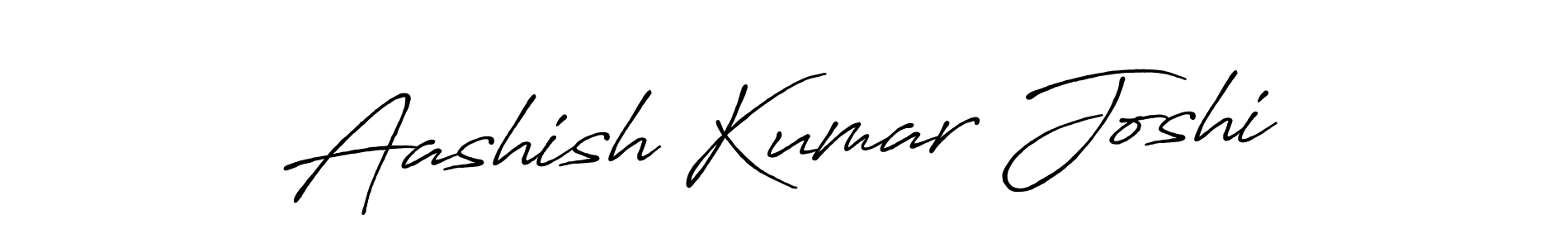 Design your own signature with our free online signature maker. With this signature software, you can create a handwritten (Antro_Vectra_Bolder) signature for name Aashish Kumar Joshi. Aashish Kumar Joshi signature style 7 images and pictures png