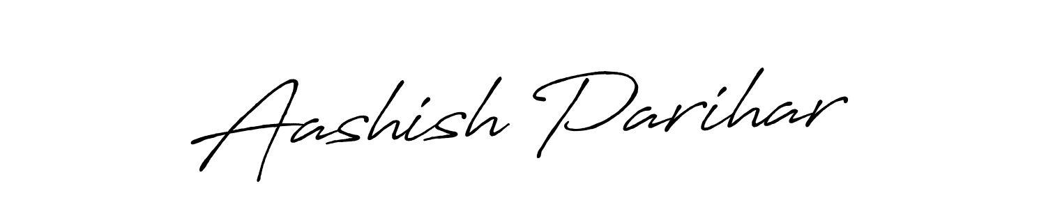 Make a beautiful signature design for name Aashish Parihar. With this signature (Antro_Vectra_Bolder) style, you can create a handwritten signature for free. Aashish Parihar signature style 7 images and pictures png