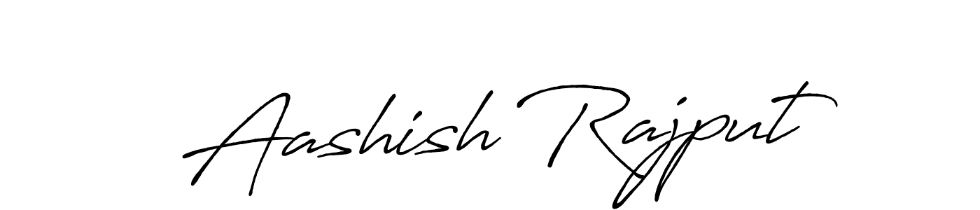 Design your own signature with our free online signature maker. With this signature software, you can create a handwritten (Antro_Vectra_Bolder) signature for name Aashish Rajput. Aashish Rajput signature style 7 images and pictures png