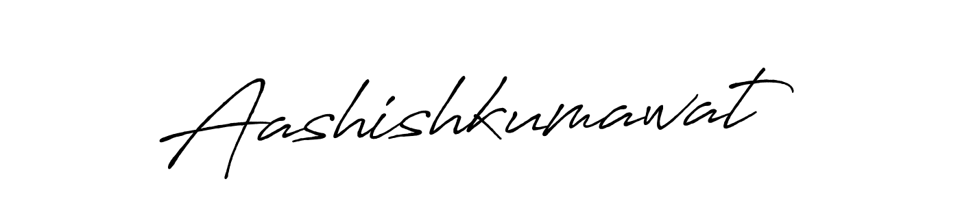 Design your own signature with our free online signature maker. With this signature software, you can create a handwritten (Antro_Vectra_Bolder) signature for name Aashishkumawat. Aashishkumawat signature style 7 images and pictures png