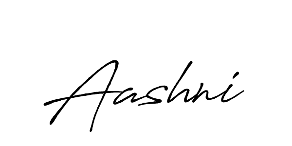 Use a signature maker to create a handwritten signature online. With this signature software, you can design (Antro_Vectra_Bolder) your own signature for name Aashni. Aashni signature style 7 images and pictures png