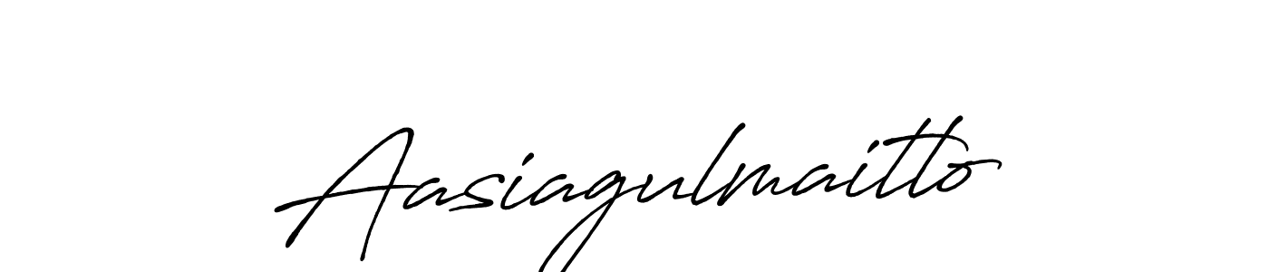 Also we have Aasiagulmaitlo name is the best signature style. Create professional handwritten signature collection using Antro_Vectra_Bolder autograph style. Aasiagulmaitlo signature style 7 images and pictures png