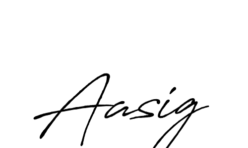 Make a beautiful signature design for name Aasig. With this signature (Antro_Vectra_Bolder) style, you can create a handwritten signature for free. Aasig signature style 7 images and pictures png