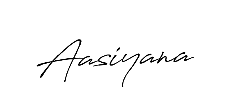 Create a beautiful signature design for name Aasiyana. With this signature (Antro_Vectra_Bolder) fonts, you can make a handwritten signature for free. Aasiyana signature style 7 images and pictures png