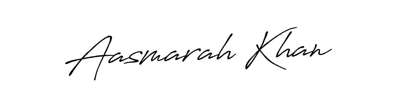 This is the best signature style for the Aasmarah Khan name. Also you like these signature font (Antro_Vectra_Bolder). Mix name signature. Aasmarah Khan signature style 7 images and pictures png