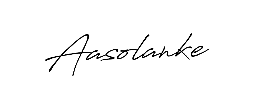 Use a signature maker to create a handwritten signature online. With this signature software, you can design (Antro_Vectra_Bolder) your own signature for name Aasolanke. Aasolanke signature style 7 images and pictures png