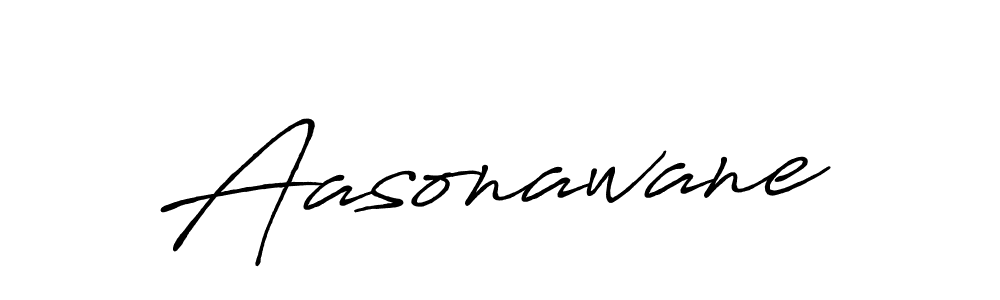 How to make Aasonawane name signature. Use Antro_Vectra_Bolder style for creating short signs online. This is the latest handwritten sign. Aasonawane signature style 7 images and pictures png