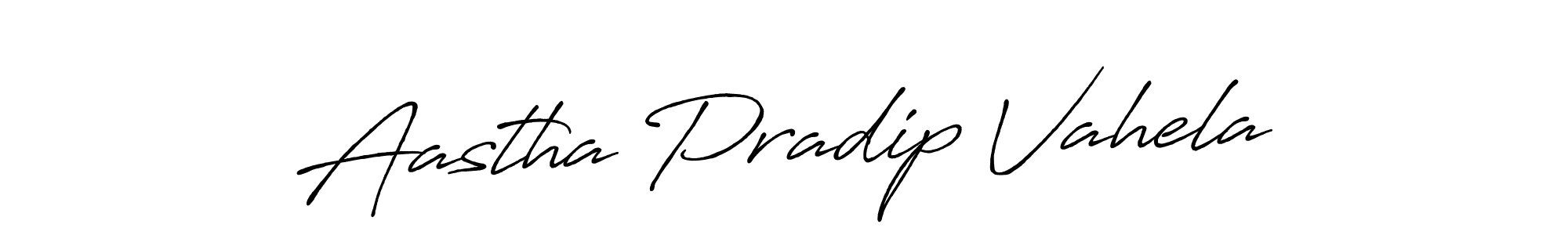 It looks lik you need a new signature style for name Aastha Pradip Vahela. Design unique handwritten (Antro_Vectra_Bolder) signature with our free signature maker in just a few clicks. Aastha Pradip Vahela signature style 7 images and pictures png