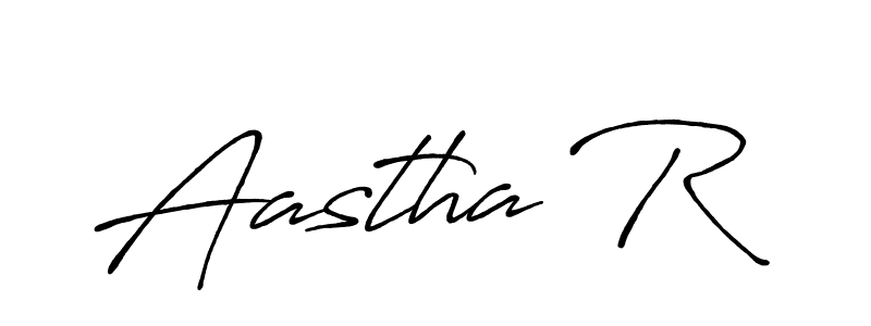 This is the best signature style for the Aastha R name. Also you like these signature font (Antro_Vectra_Bolder). Mix name signature. Aastha R signature style 7 images and pictures png