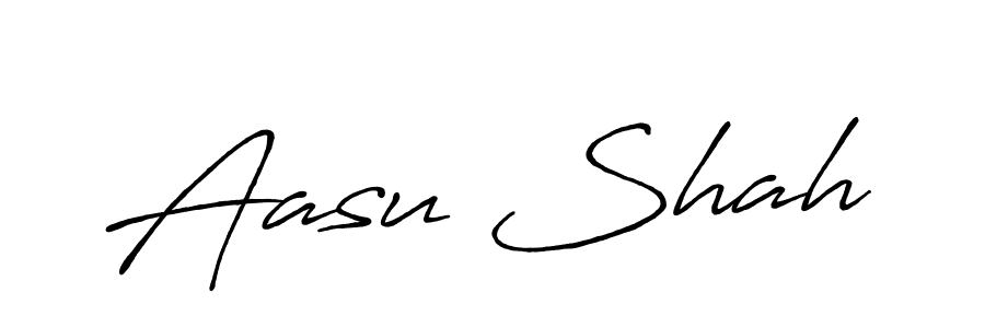 The best way (Antro_Vectra_Bolder) to make a short signature is to pick only two or three words in your name. The name Aasu Shah include a total of six letters. For converting this name. Aasu Shah signature style 7 images and pictures png
