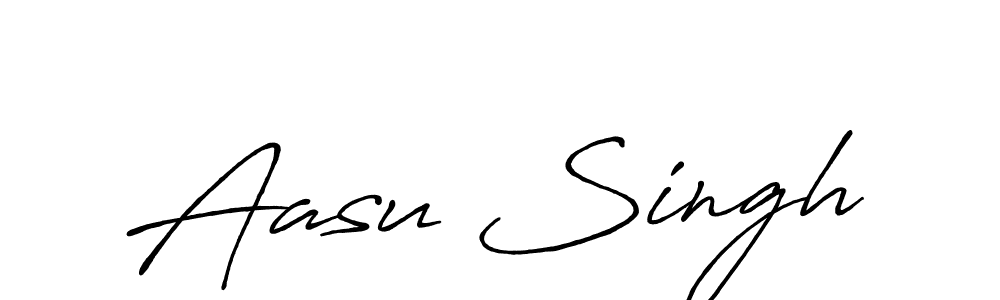 if you are searching for the best signature style for your name Aasu Singh. so please give up your signature search. here we have designed multiple signature styles  using Antro_Vectra_Bolder. Aasu Singh signature style 7 images and pictures png